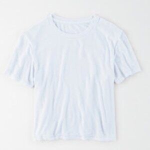 Crew neck t-shirt, very light blue, large